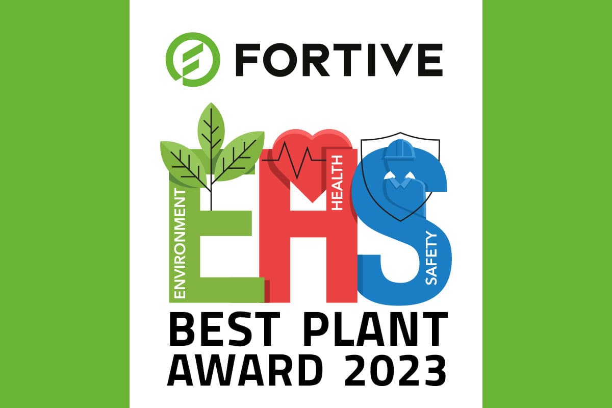Fortive riceve il premio Best Plant, evidenziando il suo impegno per la qualità e l’innovazione nei processi produttivi